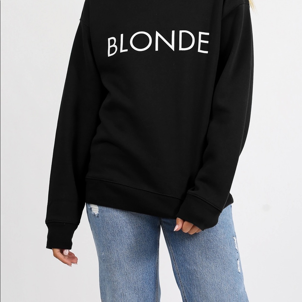 Brunette the Label: “Blonde” Middle Sister Sweater - Picture 5 of 6